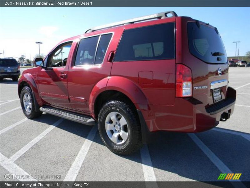 Red Brawn / Desert 2007 Nissan Pathfinder SE