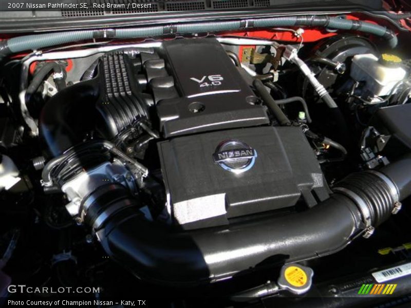 Red Brawn / Desert 2007 Nissan Pathfinder SE