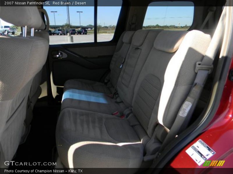 Red Brawn / Desert 2007 Nissan Pathfinder SE