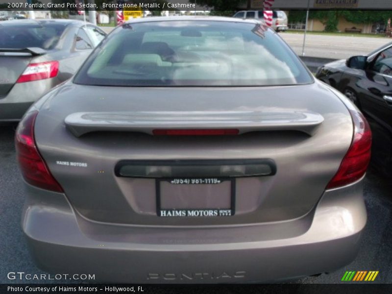 Bronzestone Metallic / Cashmere 2007 Pontiac Grand Prix Sedan