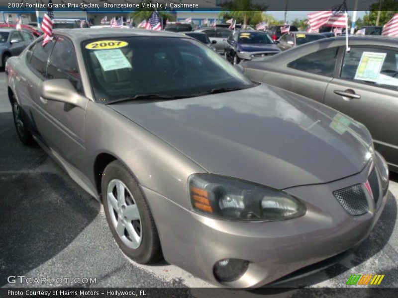 Bronzestone Metallic / Cashmere 2007 Pontiac Grand Prix Sedan