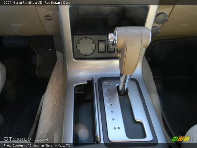 Red Brawn / Desert 2007 Nissan Pathfinder SE