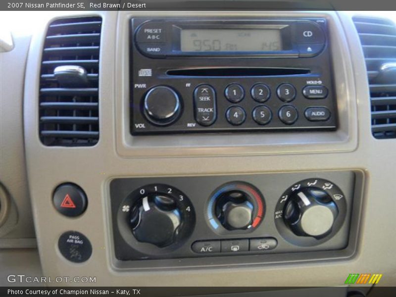 Red Brawn / Desert 2007 Nissan Pathfinder SE