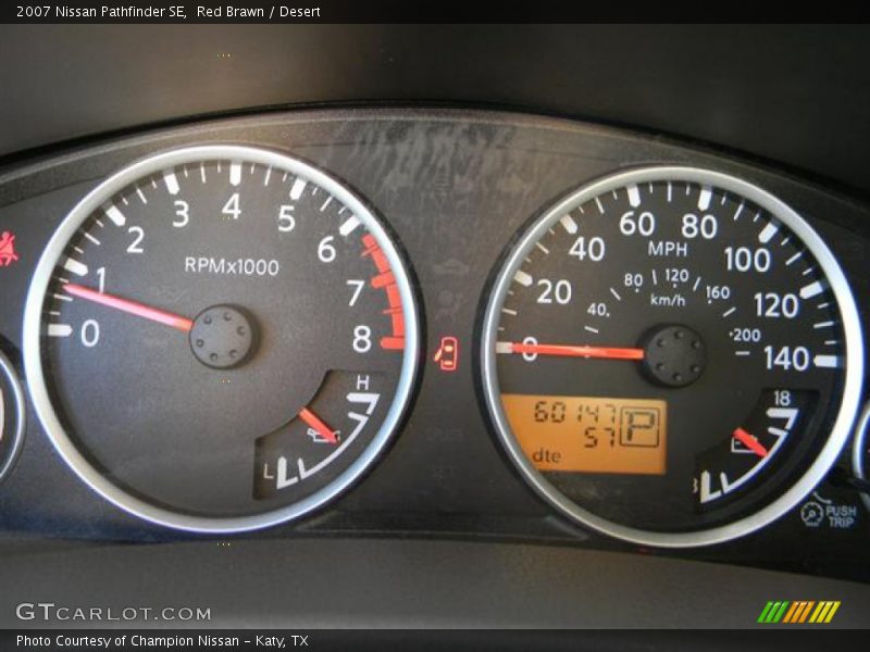 Red Brawn / Desert 2007 Nissan Pathfinder SE