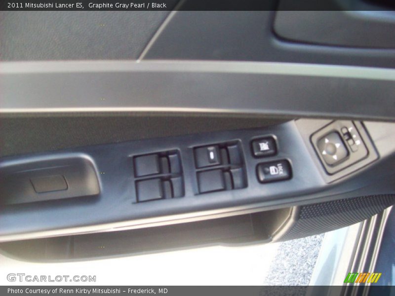 Graphite Gray Pearl / Black 2011 Mitsubishi Lancer ES
