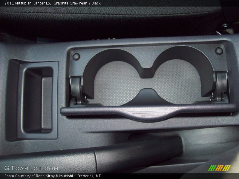 Graphite Gray Pearl / Black 2011 Mitsubishi Lancer ES