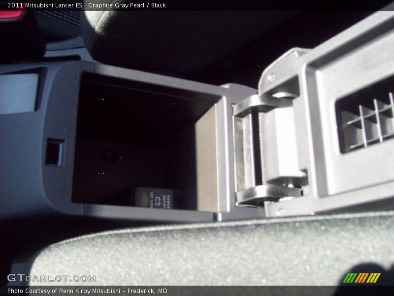 Graphite Gray Pearl / Black 2011 Mitsubishi Lancer ES
