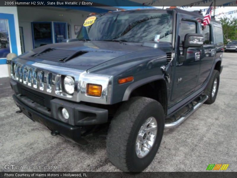 Slate Blue Metallic / Ebony 2006 Hummer H2 SUV