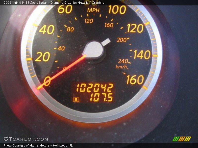 Diamond Graphite Metallic / Graphite 2006 Infiniti M 35 Sport Sedan