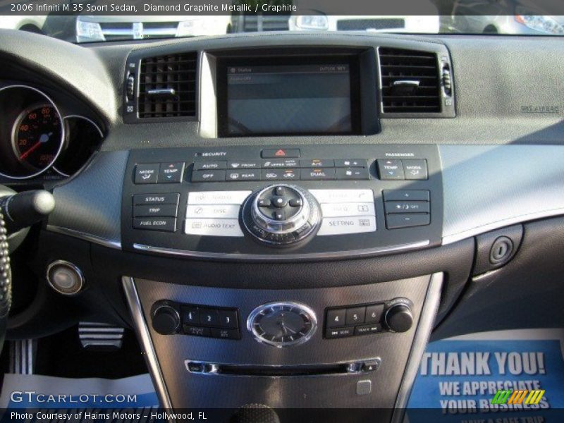 Diamond Graphite Metallic / Graphite 2006 Infiniti M 35 Sport Sedan