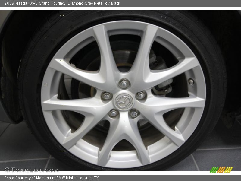 Diamond Gray Metallic / Black 2009 Mazda RX-8 Grand Touring