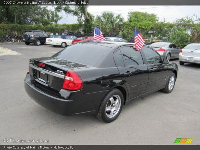 Black / Cashmere Beige 2007 Chevrolet Malibu LT Sedan