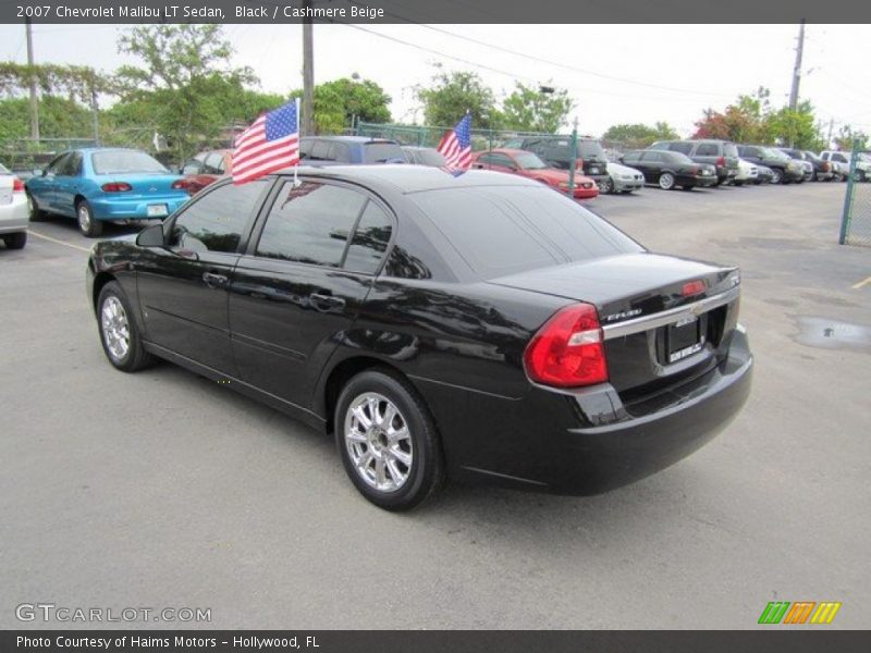 Black / Cashmere Beige 2007 Chevrolet Malibu LT Sedan