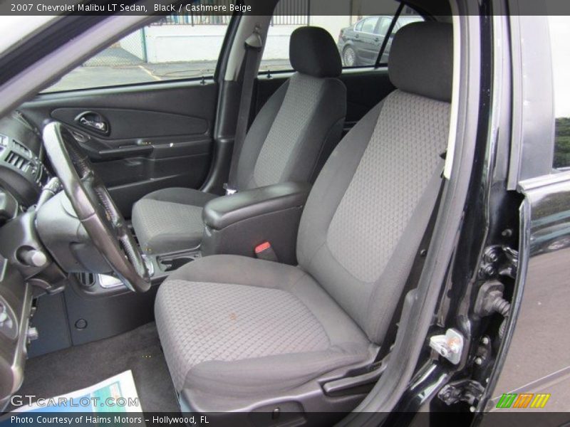 Black / Cashmere Beige 2007 Chevrolet Malibu LT Sedan