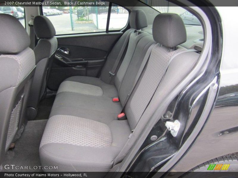 Black / Cashmere Beige 2007 Chevrolet Malibu LT Sedan