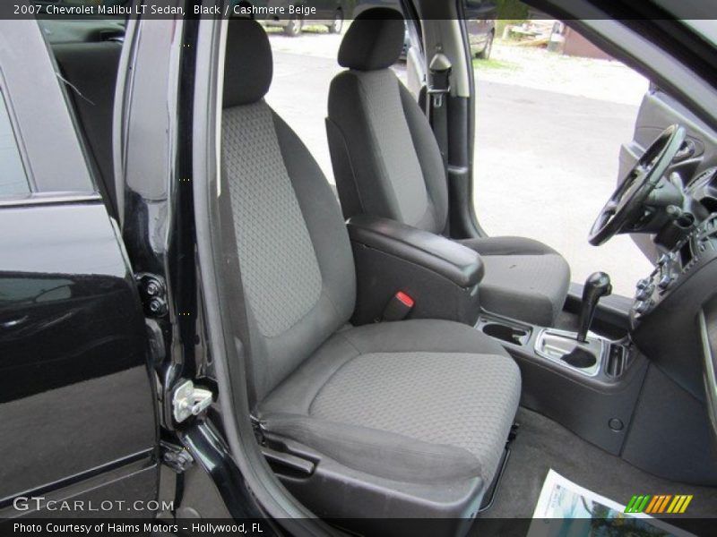 Black / Cashmere Beige 2007 Chevrolet Malibu LT Sedan