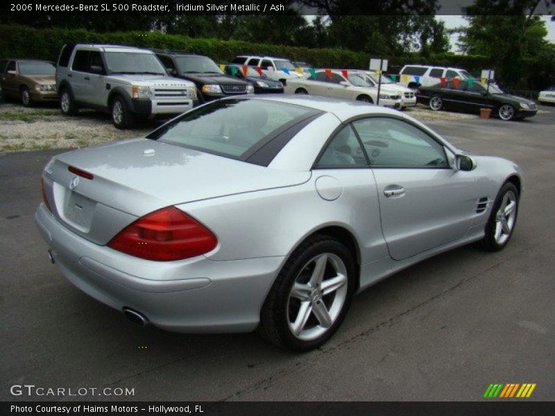 Iridium Silver Metallic / Ash 2006 Mercedes-Benz SL 500 Roadster