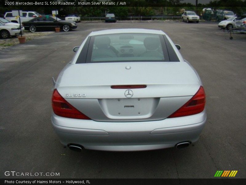 Iridium Silver Metallic / Ash 2006 Mercedes-Benz SL 500 Roadster