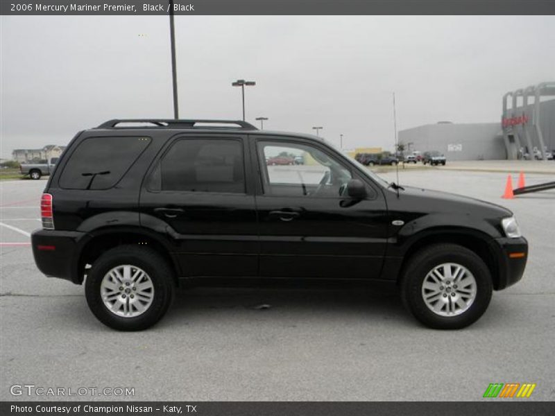 Black / Black 2006 Mercury Mariner Premier