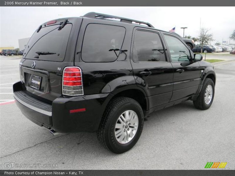 Black / Black 2006 Mercury Mariner Premier
