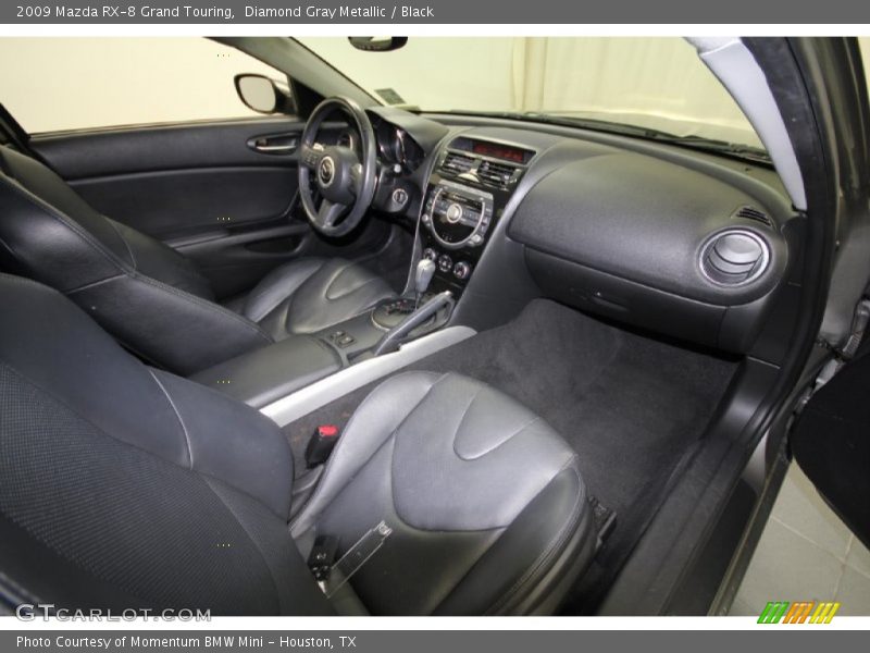 Diamond Gray Metallic / Black 2009 Mazda RX-8 Grand Touring