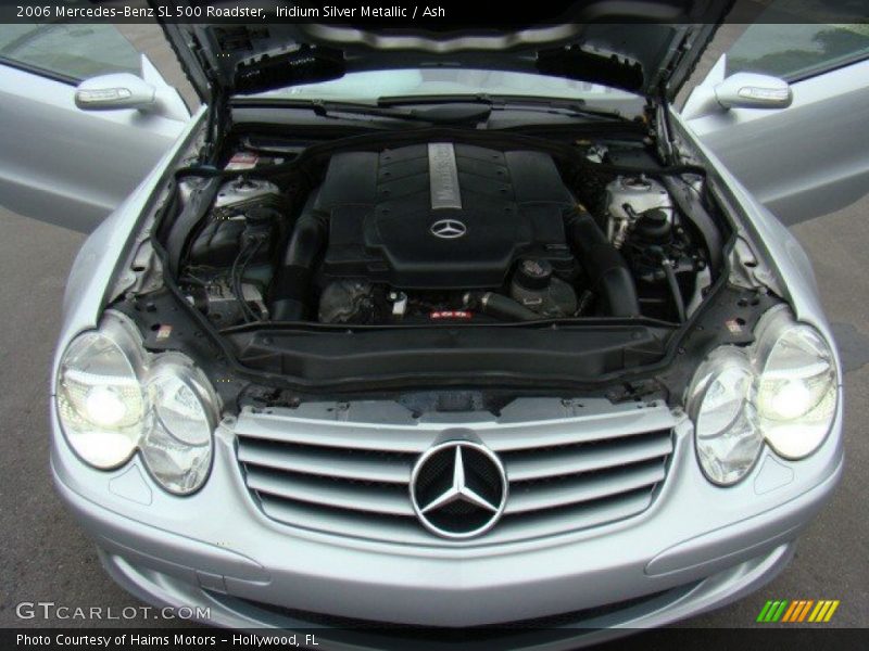 Iridium Silver Metallic / Ash 2006 Mercedes-Benz SL 500 Roadster