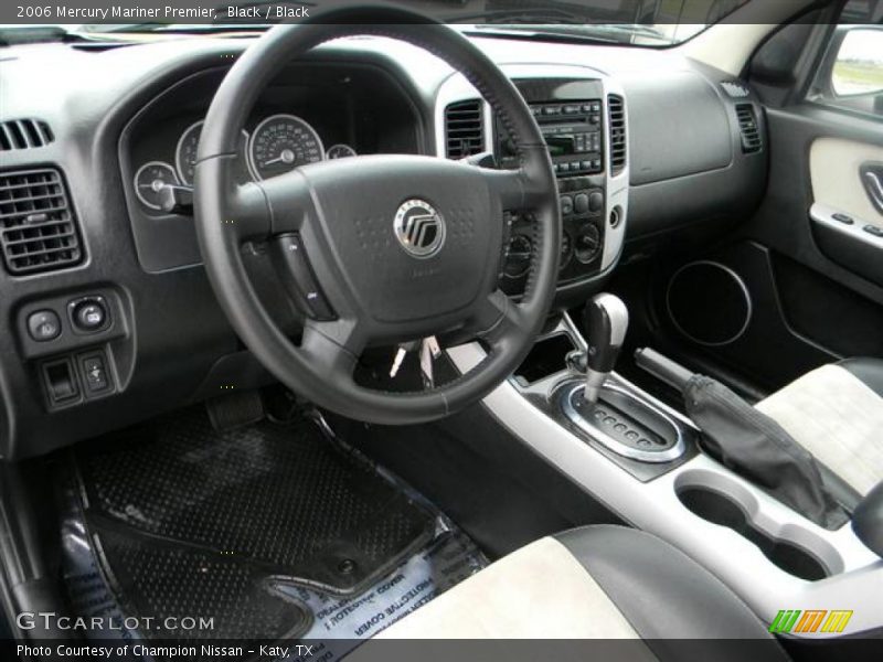 Black / Black 2006 Mercury Mariner Premier