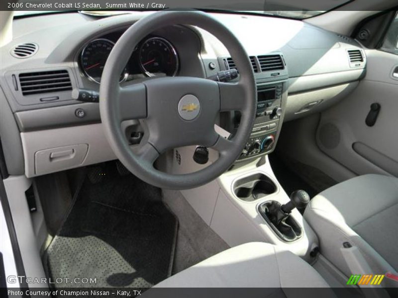 Summit White / Gray 2006 Chevrolet Cobalt LS Sedan