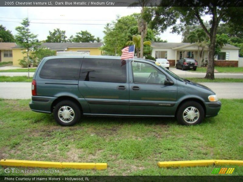 Dark Blue Metallic / Medium Gray 2005 Chevrolet Venture LS