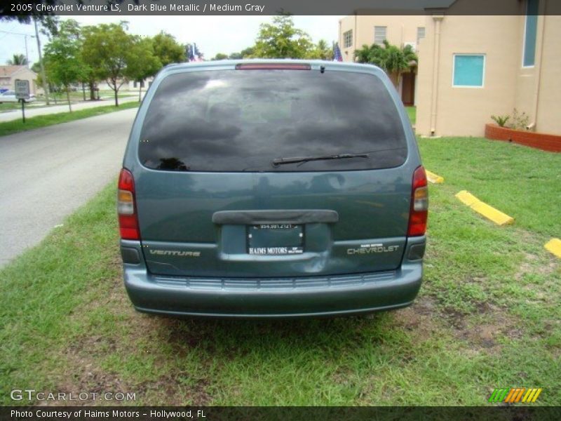 Dark Blue Metallic / Medium Gray 2005 Chevrolet Venture LS