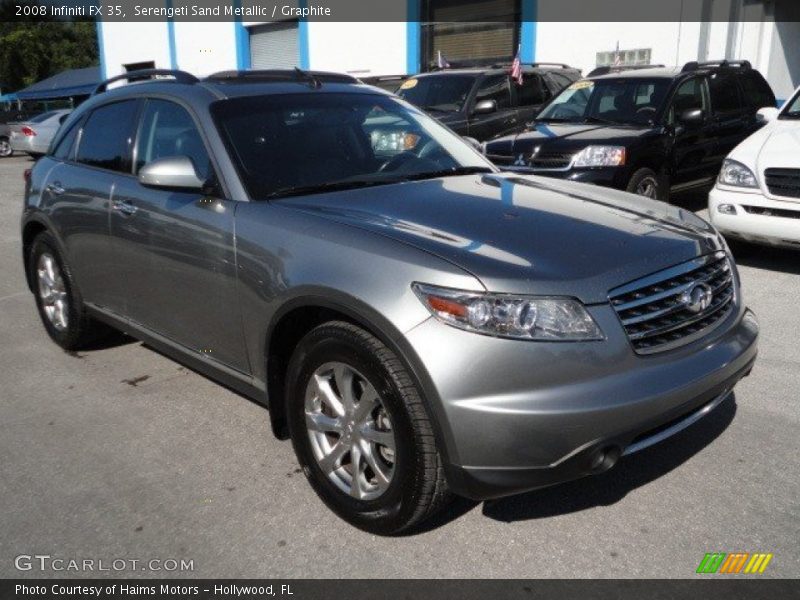 Serengeti Sand Metallic / Graphite 2008 Infiniti FX 35
