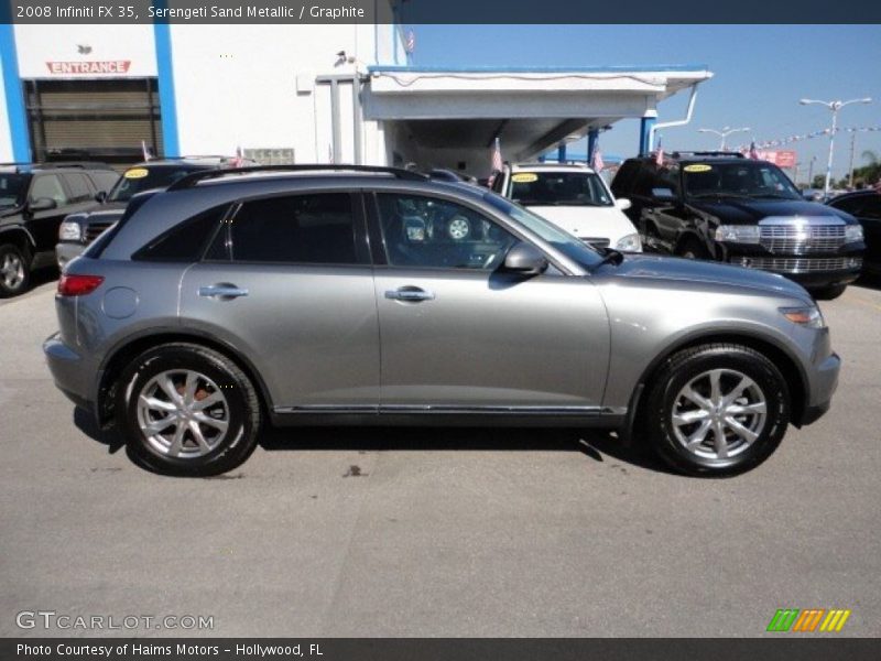 Serengeti Sand Metallic / Graphite 2008 Infiniti FX 35
