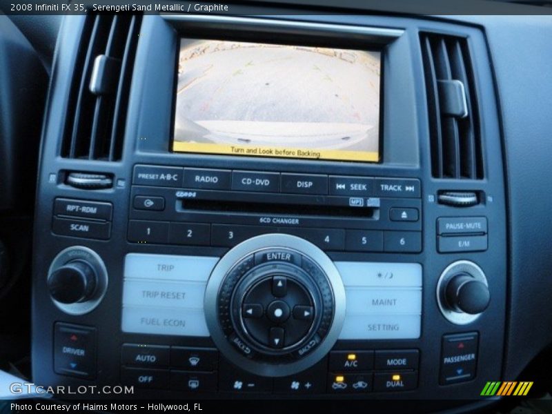 Serengeti Sand Metallic / Graphite 2008 Infiniti FX 35