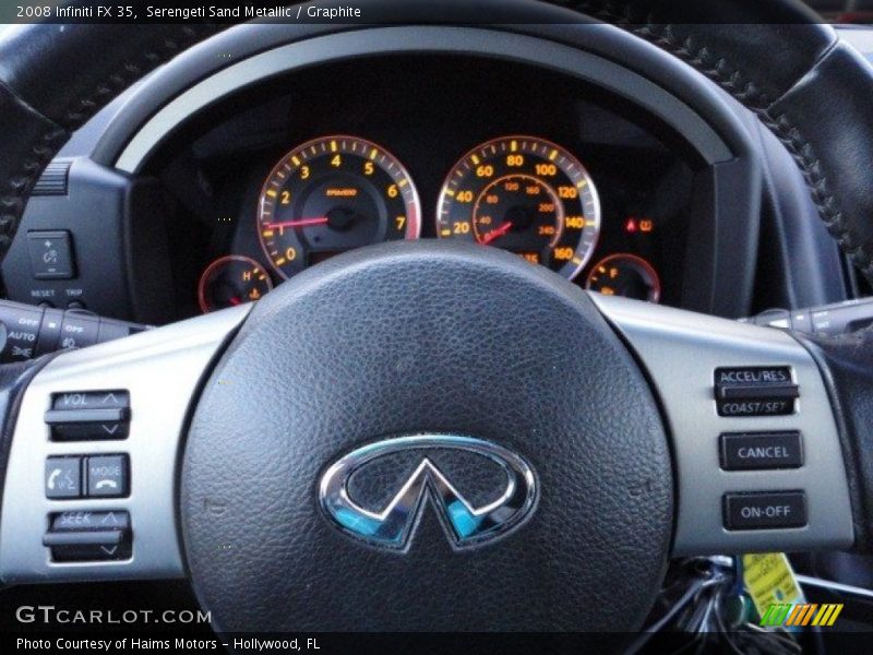 Serengeti Sand Metallic / Graphite 2008 Infiniti FX 35