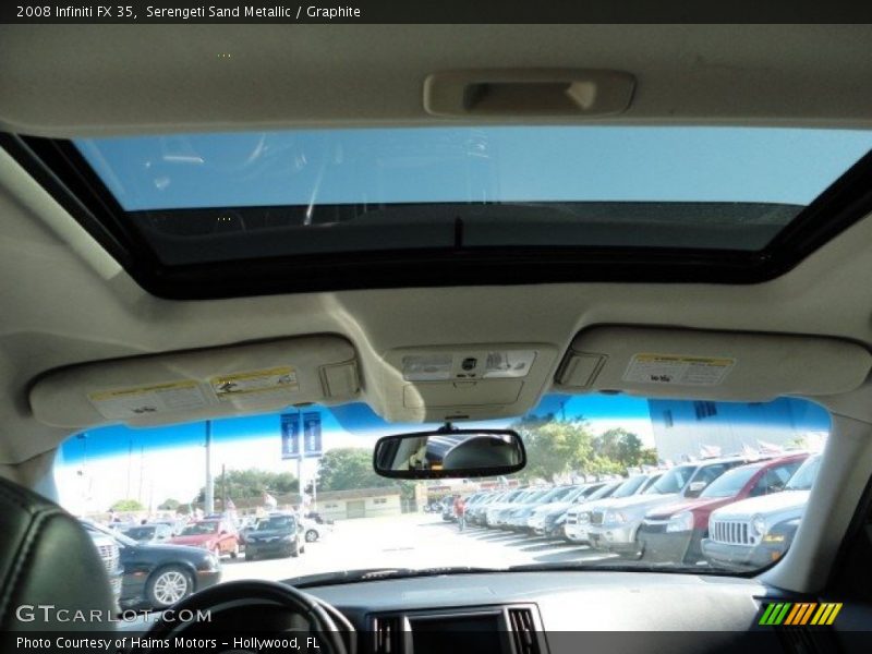 Serengeti Sand Metallic / Graphite 2008 Infiniti FX 35