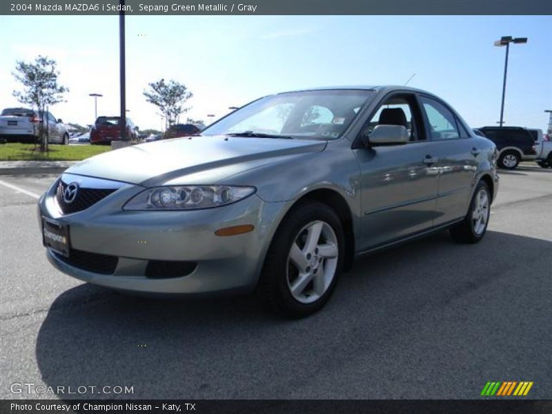 Sepang Green Metallic / Gray 2004 Mazda MAZDA6 i Sedan