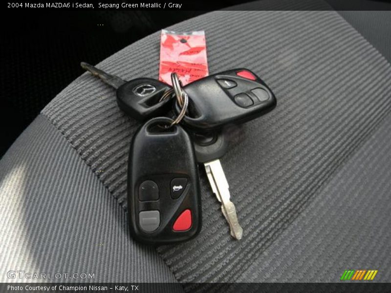 Sepang Green Metallic / Gray 2004 Mazda MAZDA6 i Sedan
