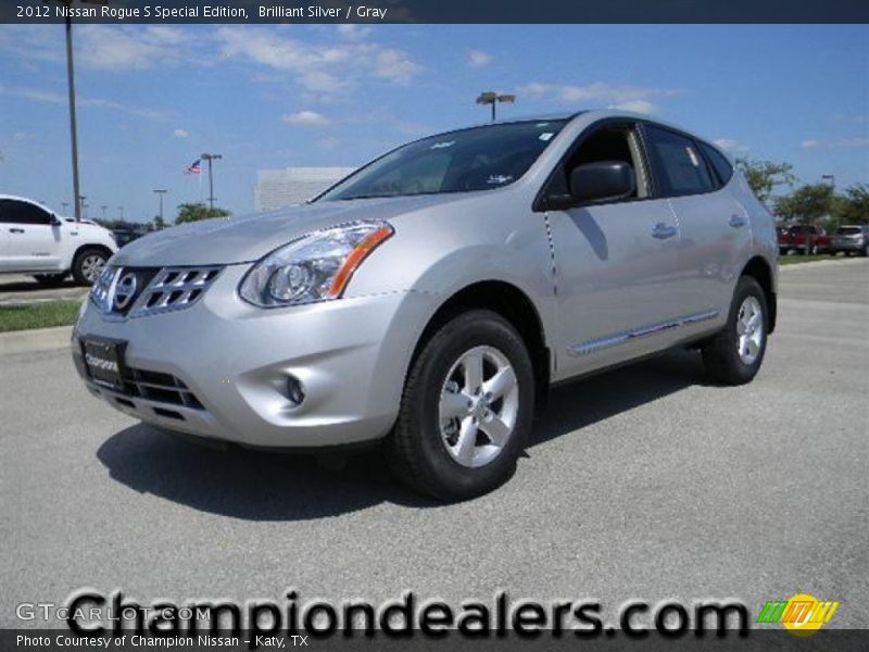 Brilliant Silver / Gray 2012 Nissan Rogue S Special Edition