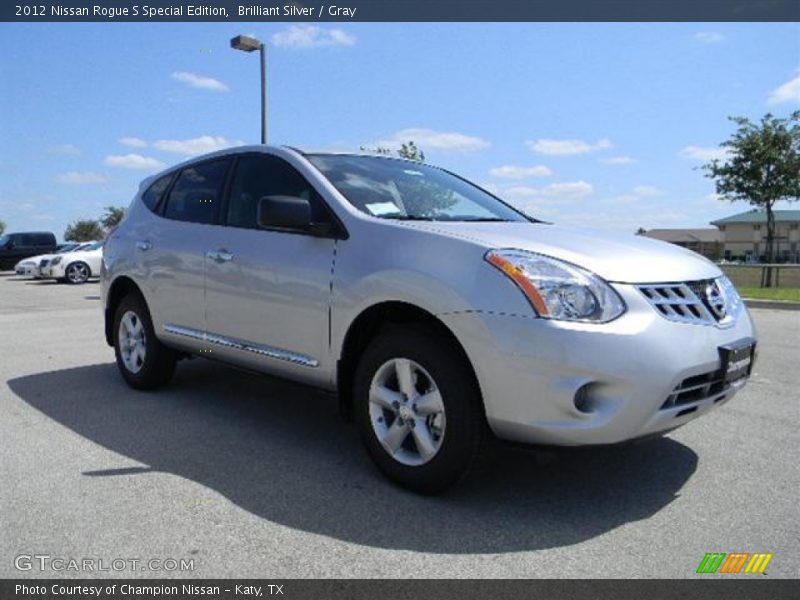 Brilliant Silver / Gray 2012 Nissan Rogue S Special Edition