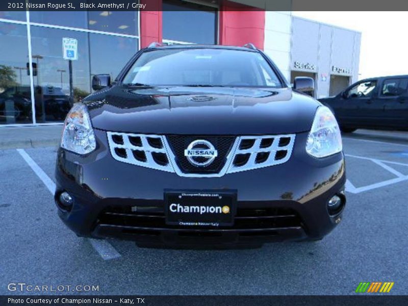 Black Amethyst / Gray 2012 Nissan Rogue SL