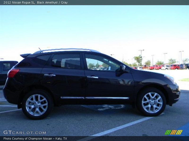 Black Amethyst / Gray 2012 Nissan Rogue SL