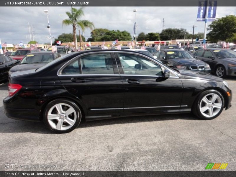 Black / Black 2010 Mercedes-Benz C 300 Sport