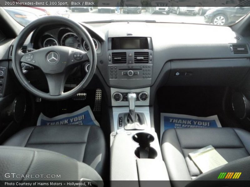 Black / Black 2010 Mercedes-Benz C 300 Sport