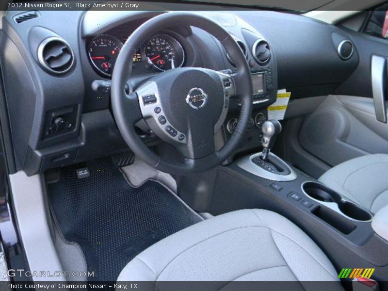 Black Amethyst / Gray 2012 Nissan Rogue SL