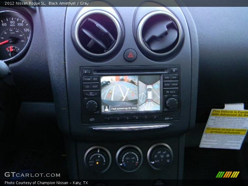 Black Amethyst / Gray 2012 Nissan Rogue SL