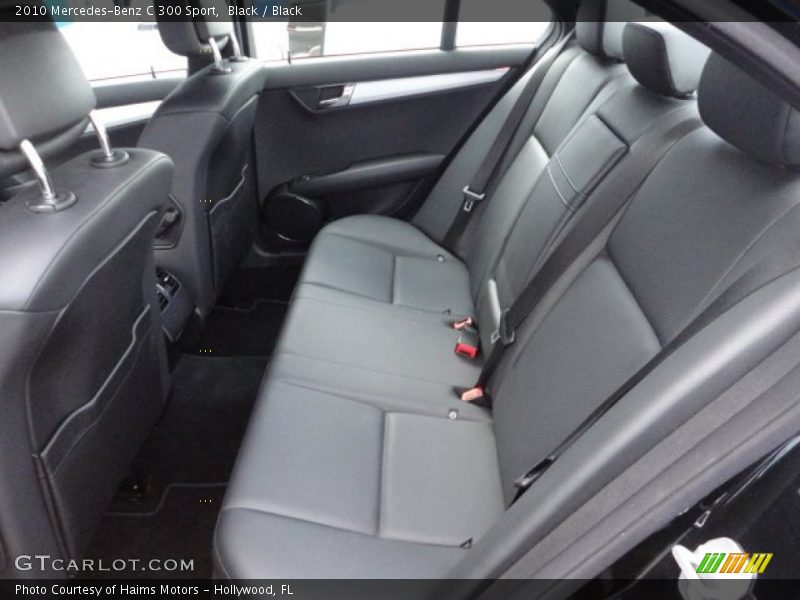 Black / Black 2010 Mercedes-Benz C 300 Sport