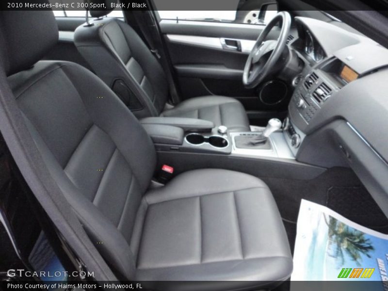 Black / Black 2010 Mercedes-Benz C 300 Sport
