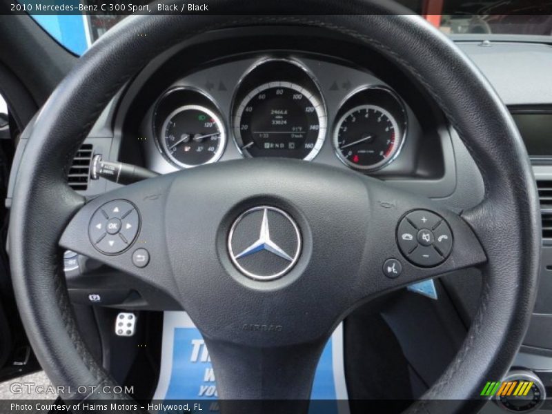 Black / Black 2010 Mercedes-Benz C 300 Sport