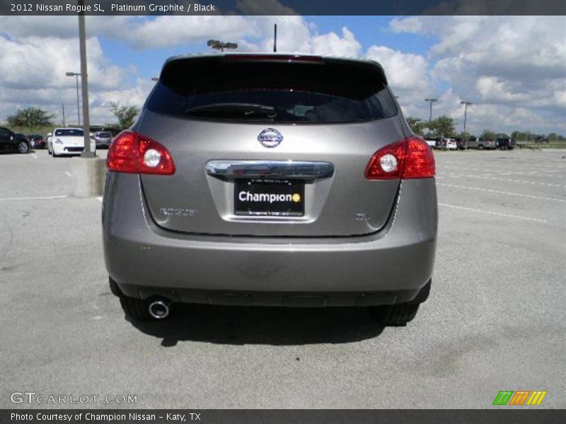 Platinum Graphite / Black 2012 Nissan Rogue SL