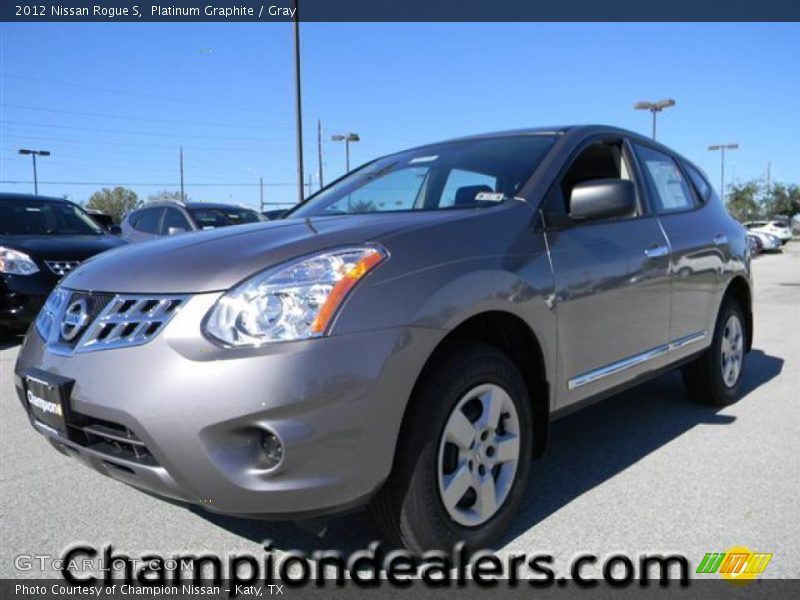 Platinum Graphite / Gray 2012 Nissan Rogue S